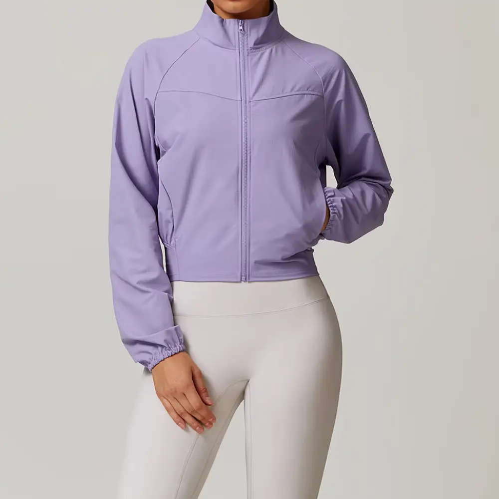 Paige slim-fit quick-dry windbreaker jacket lightweight sporty windproof breathable outdoor active wear