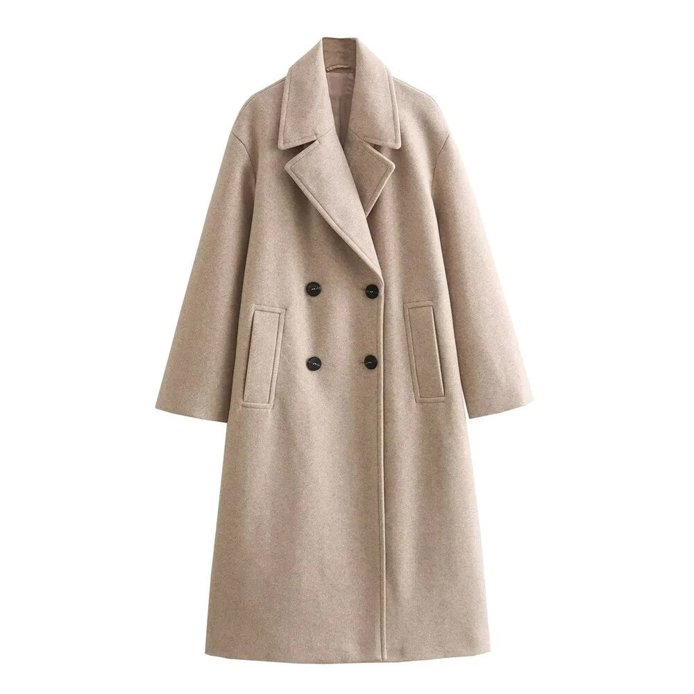 Ramona elegant women's coat tailored silhouette classic style luxurious design polished outerwear