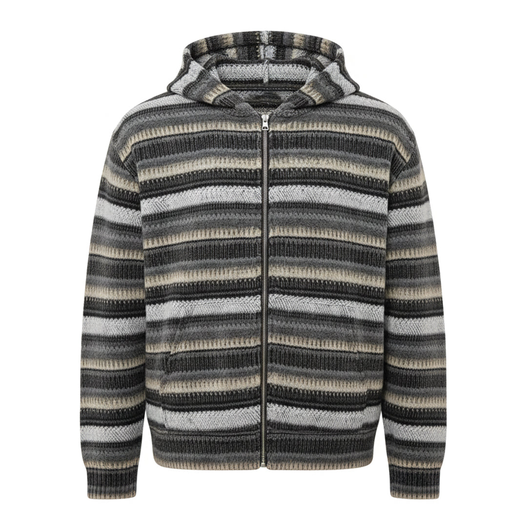 Sienna woven hooded jacket loose fit with raw visible seams and soft-washed garment-dyed finish