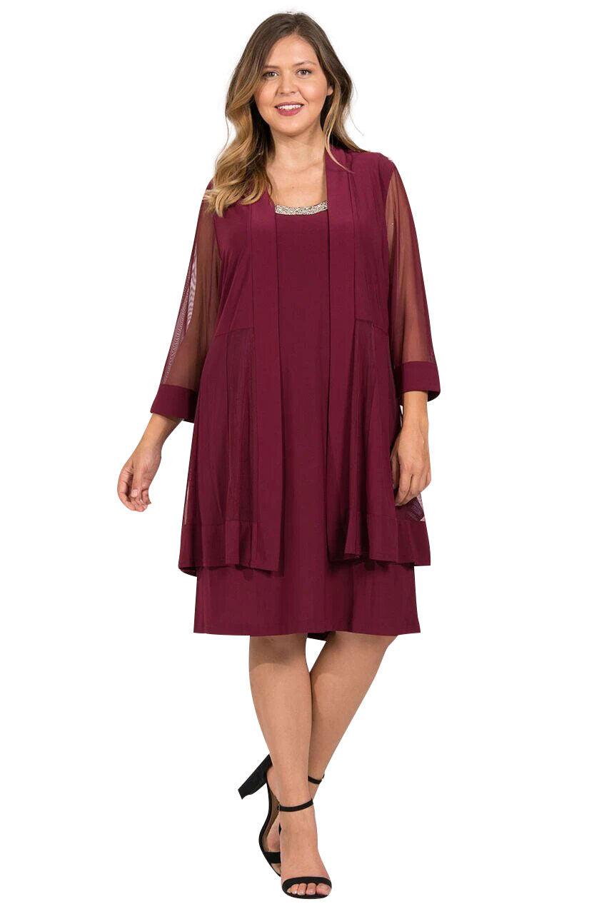 Elegant navy chiffon sleeveless Mother of the Bride dress with matching 3/4 sleeve jacket
