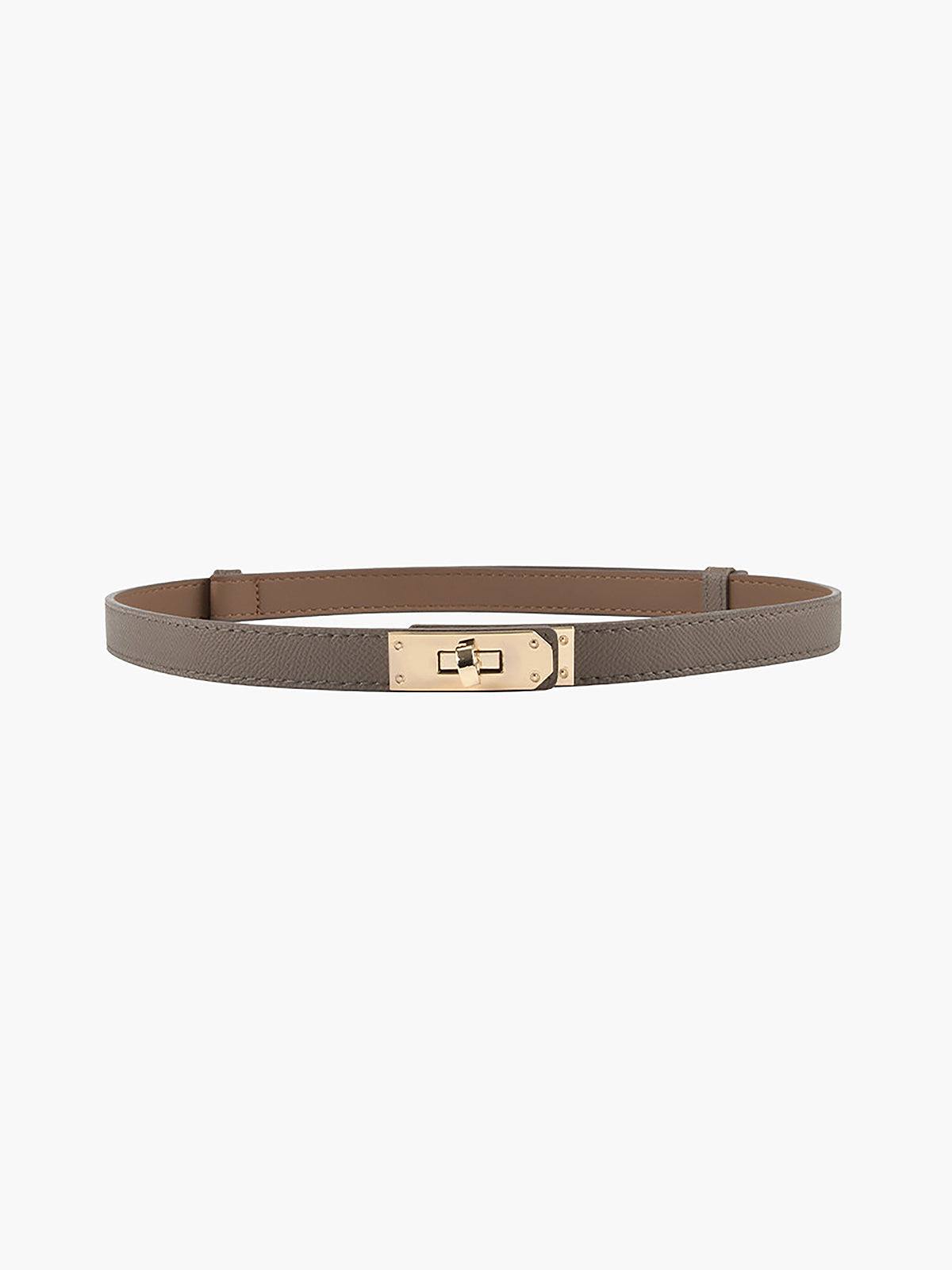 Rays adjustable faux leather belt one size fits all slim 0.7-inch width minimalist design