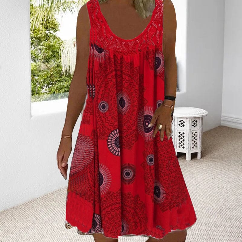Ivy sleeveless summer dress light airy flattering cut perfect for hot days effortless style