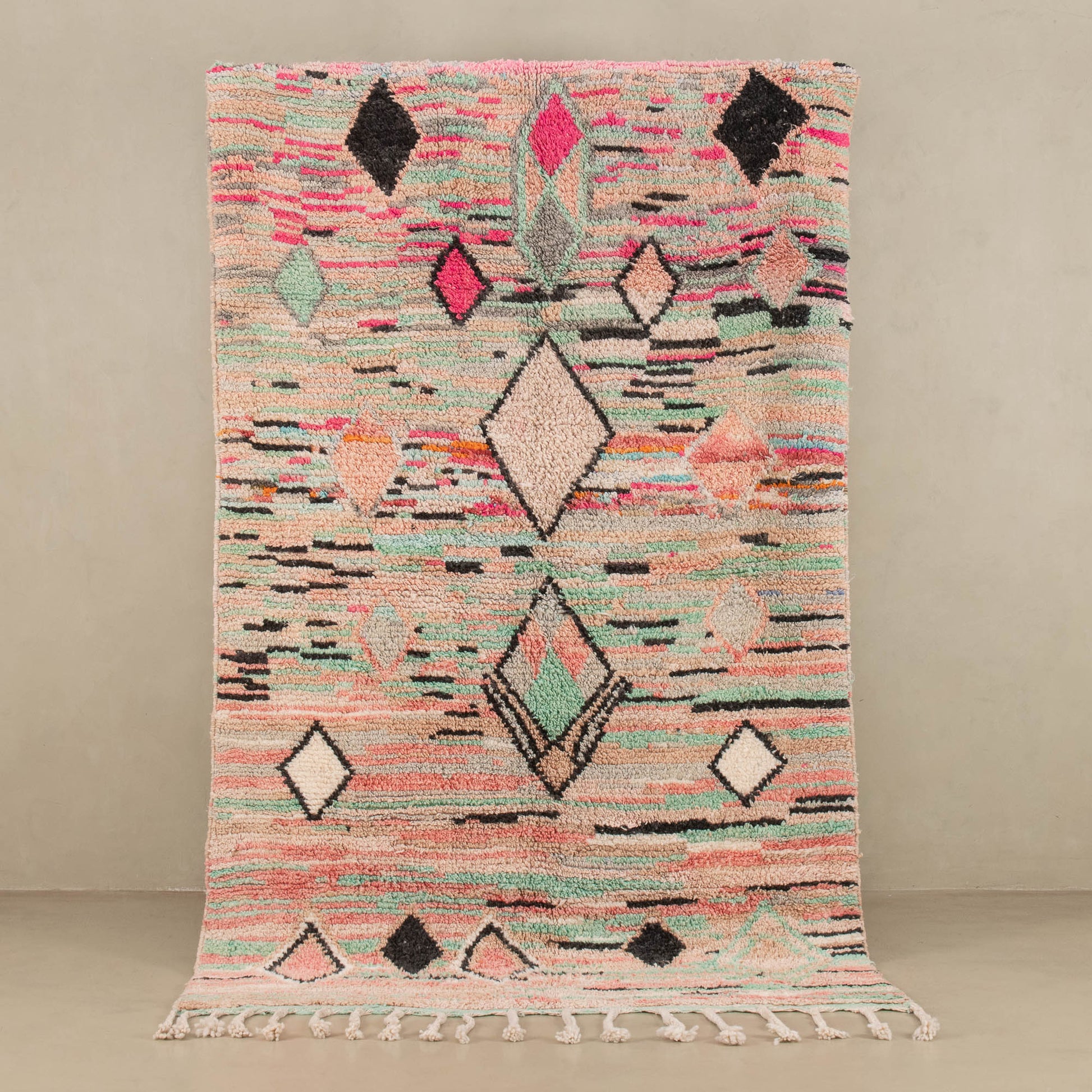 Saffana - vintage boujad rug - Wavlynn