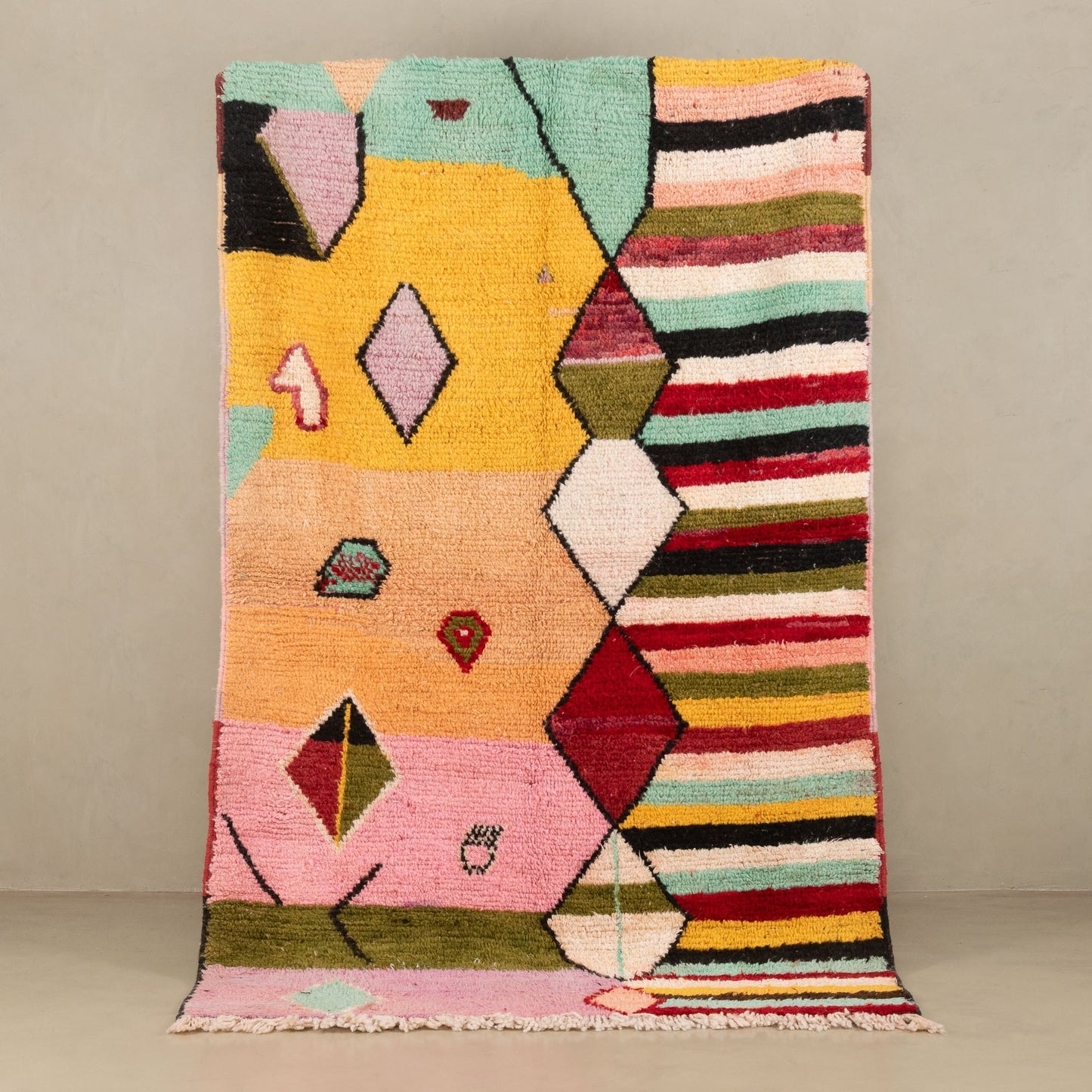 Salman - vintage boujad rug - Wavlynn