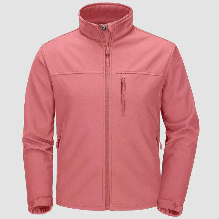 Men's navy blue winter jacket full-zip closure multiple pockets insulated lightweight everyday style