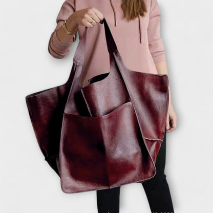 Sigrid minimalist everyday tote bag spacious neutral-tone structured silhouette with clean lines
