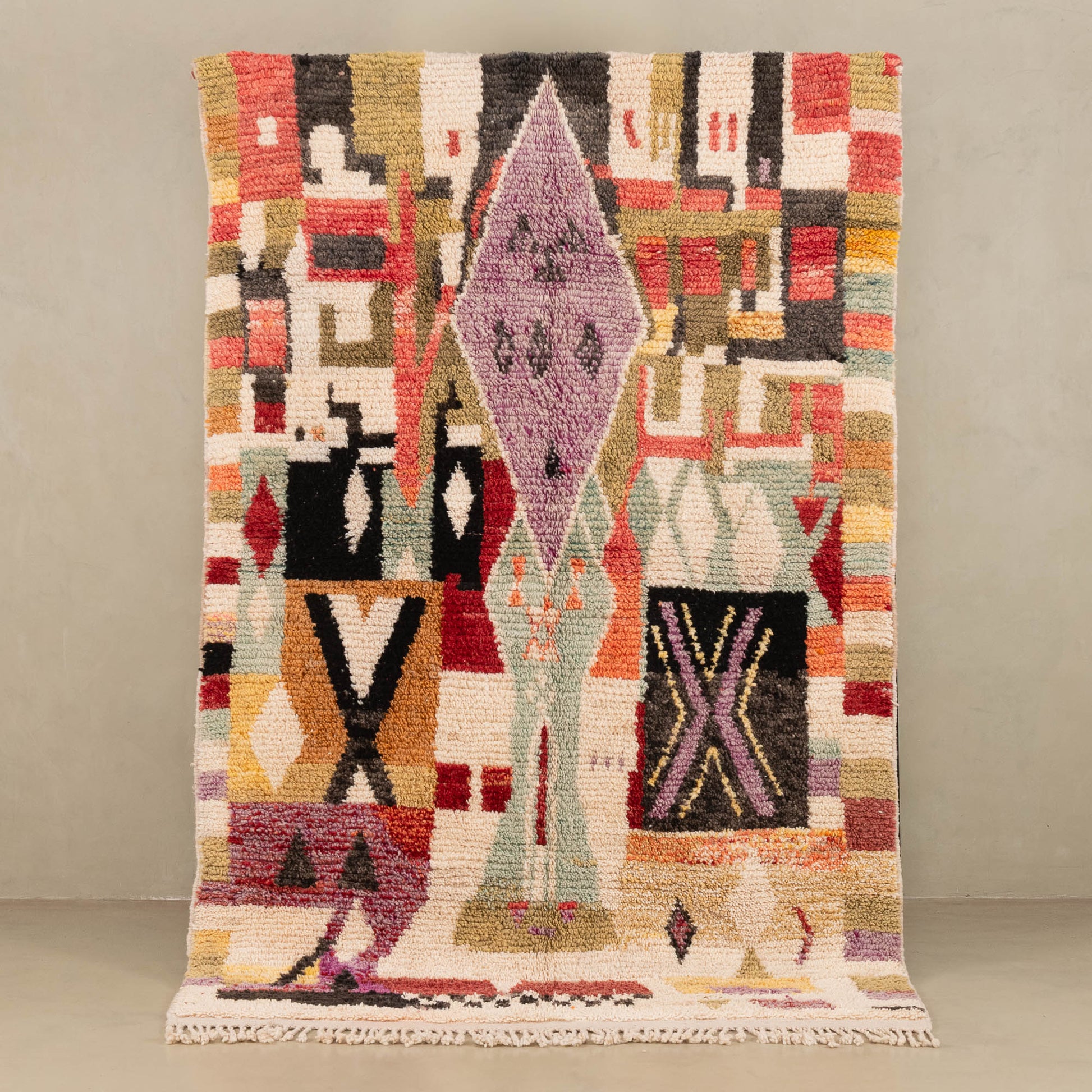 Smara - vintage boujad rug - Wavlynn