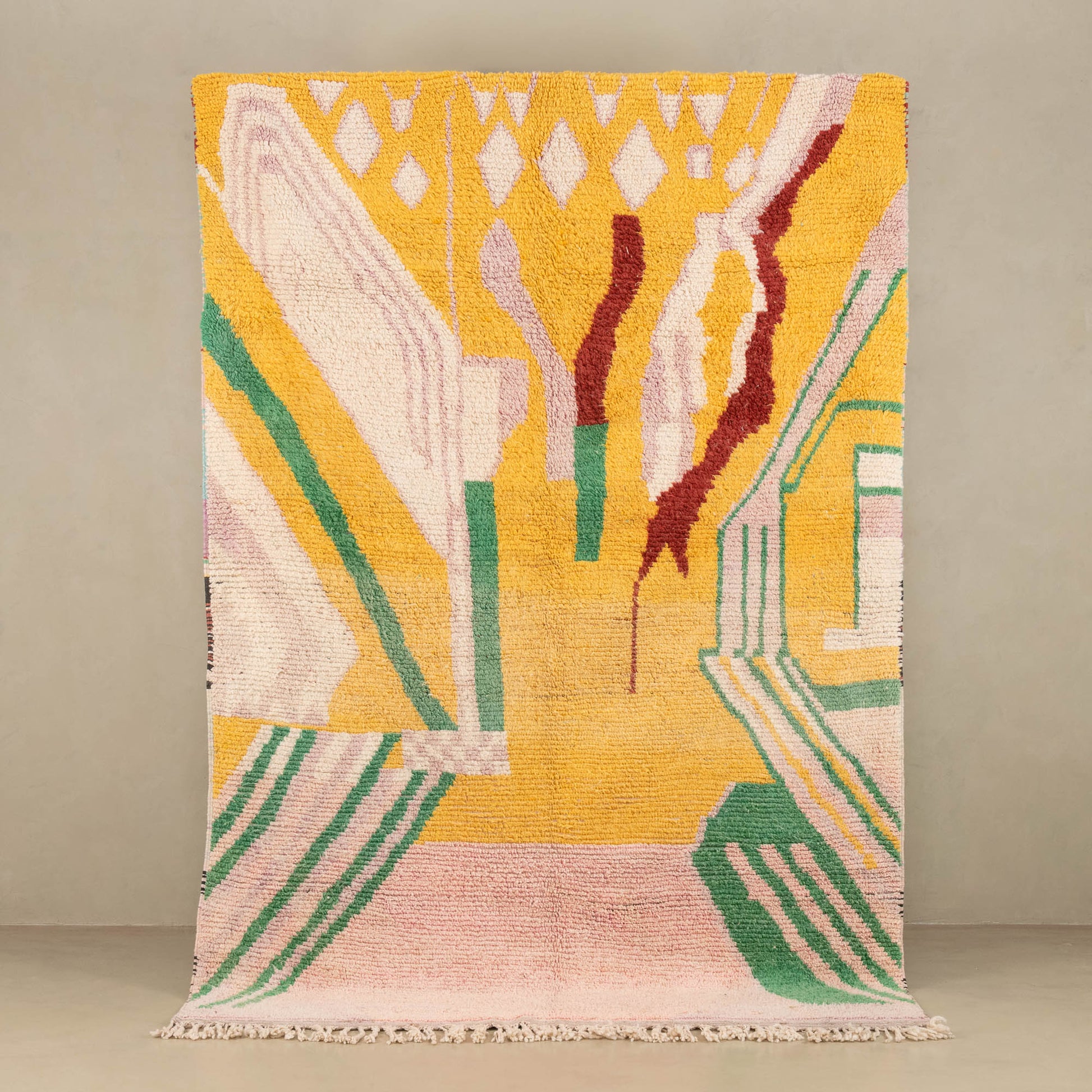 Souhaila - vintage boujad rug - Wavlynn