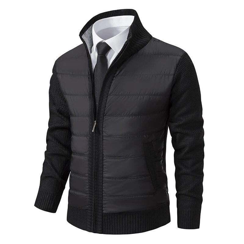 Harrington casual jacket high collar sleek silhouette versatile layering piece for everyday wear