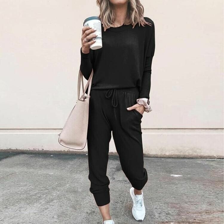 Fern chic two-piece coordinated set with sleek design and flattering all-day comfortable fit
