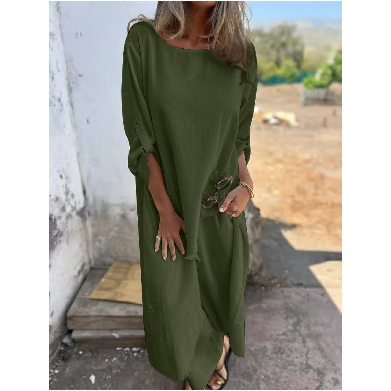 Ashleigh elegant two-piece coordinated set neutral tones flattering slim fit everyday versatile ensemble
