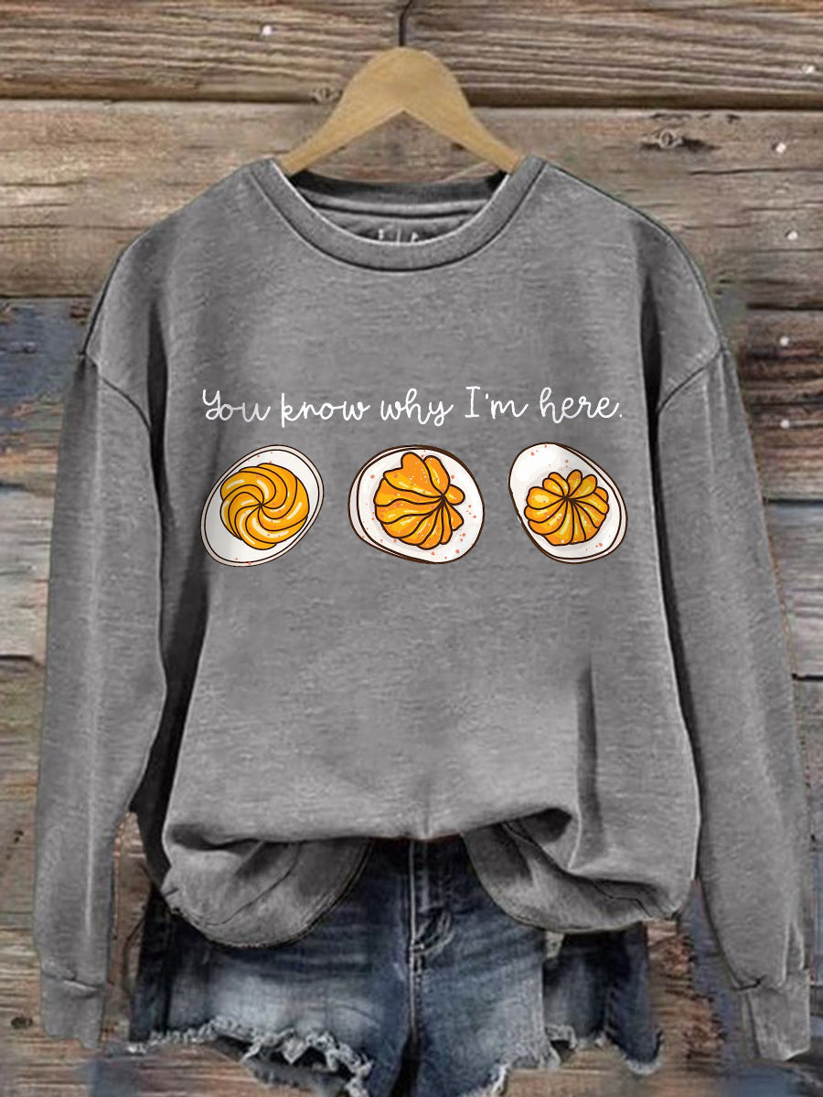 Unisex gray relaxed-fit sweatshirt with bold "Feast Mode" graphic print for Thanksgiving