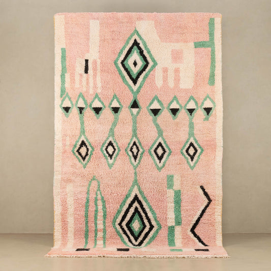 Tighlan - vintage boujad rug - Wavlynn