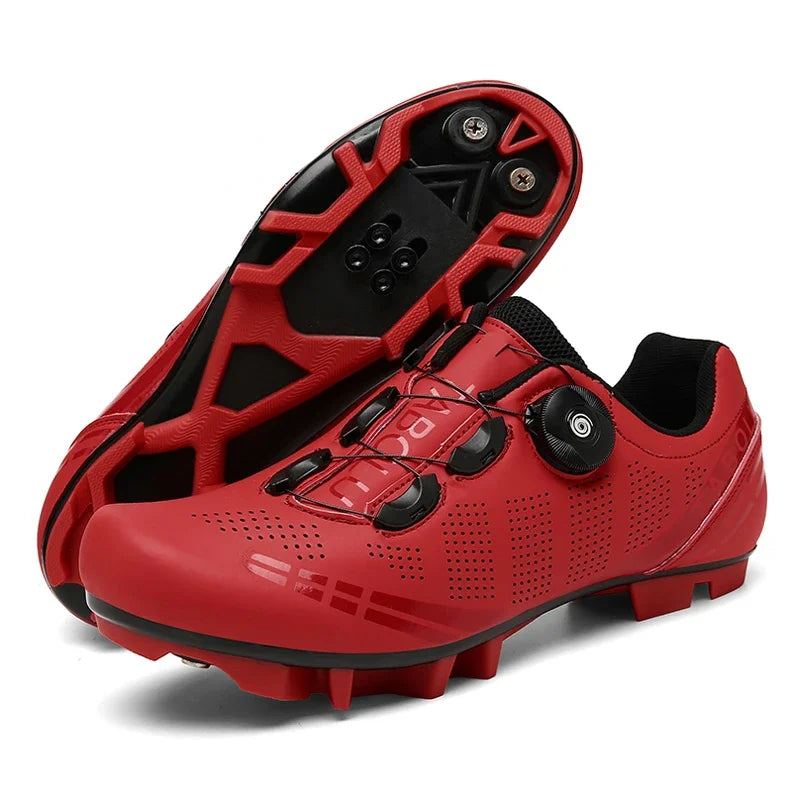 Asher lightweight breathable cycling shoes with BOA dial system for road and mountain biking secure fit