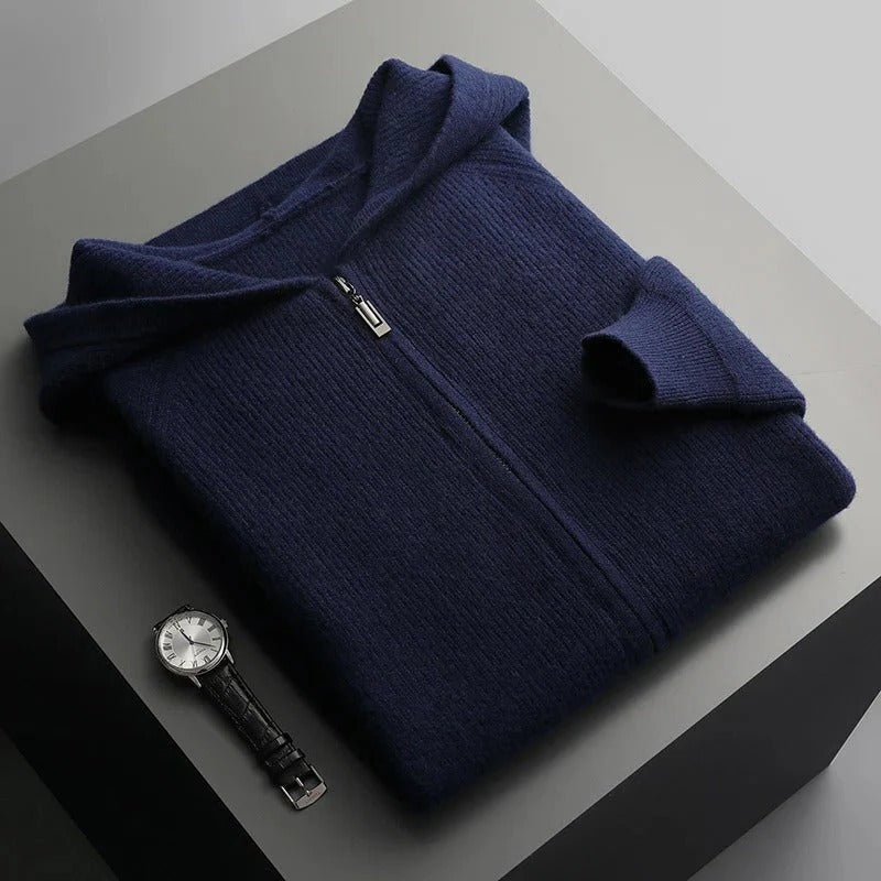 Valvero relaxed-fit hoodie in neutral tones, casual everyday sweatshirt with soft comfortable texture