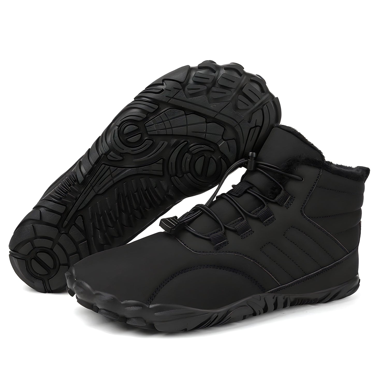 Primal high-top barefoot shoes wide toe box flexible lightweight cold-weather adventure footwear
