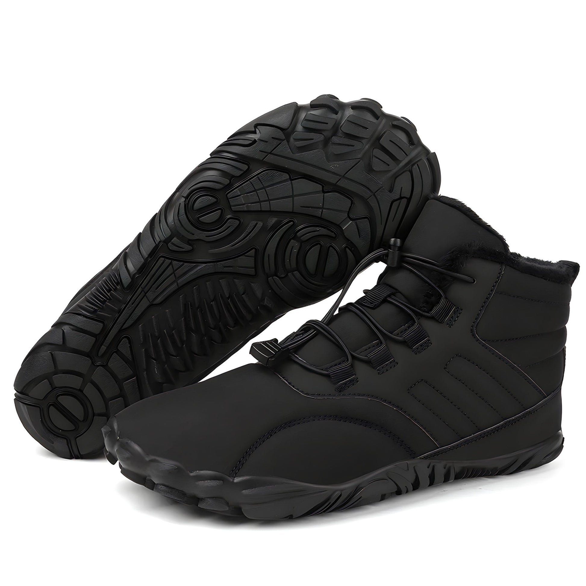 Primal high-top barefoot shoes wide toe box flexible lightweight cold-weather adventure footwear