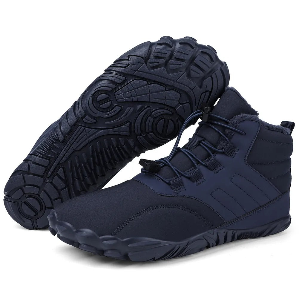 Primal high-top barefoot shoes wide toe box flexible lightweight cold-weather outdoor footwear