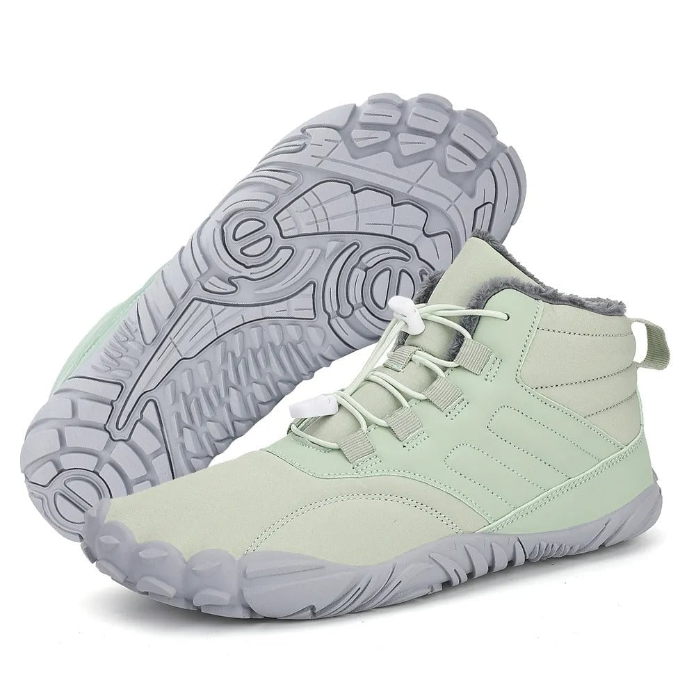 Primal high-top barefoot shoes wide toe box flexible lightweight cold-weather outdoor footwear