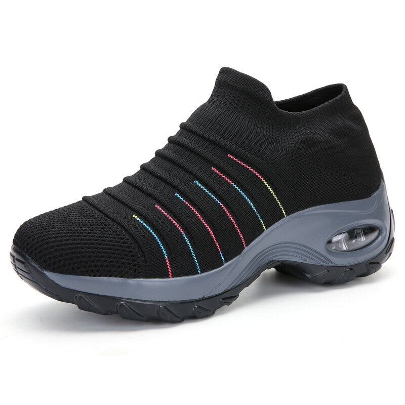 Women's Solange comfort support shoes in neutral tone with cushioned sole and ergonomic comfort design