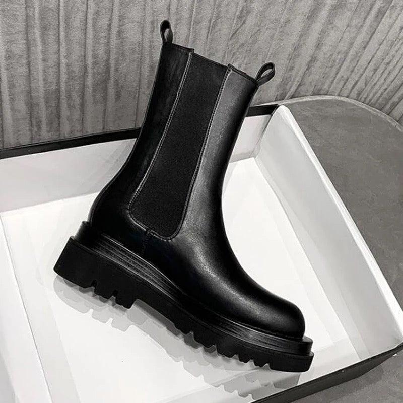 Martell Classic Boots brown leather structured silhouette slip-on everyday elegant footwear