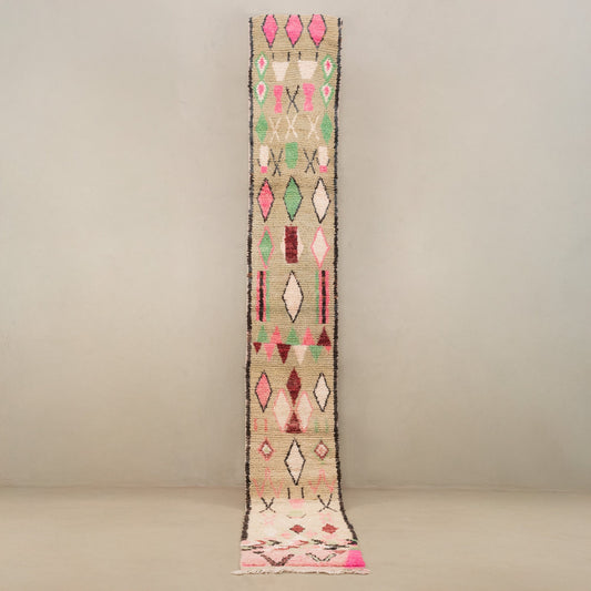 Wafi - vintage boujad rug - Wavlynn