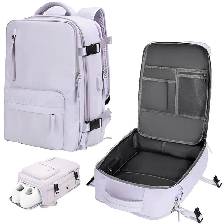 Wavlynn women's travel backpack multi-compartment premium commuter bag for modern active travelers