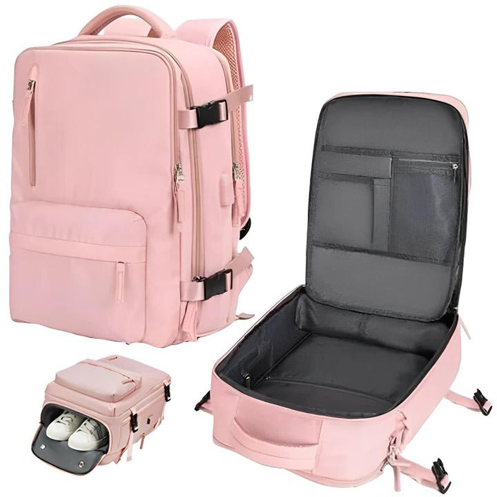 Wavlynn women's travel backpack multi-compartment premium carry-on for commuters and travelers