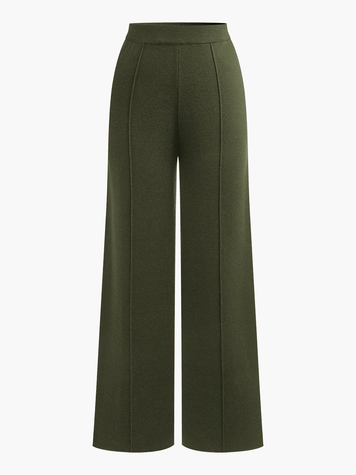 Charcoal wool-blend high-waist skinny pants with contrast piping detail, elegant work style
