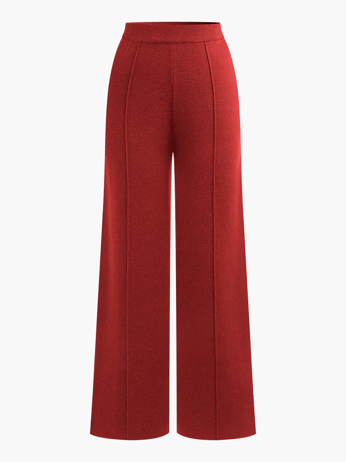 Elegant high-waist skinny wool-blend piping pants with contrast trim detail