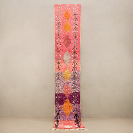 Zohour - vintage boujad rug - Wavlynn